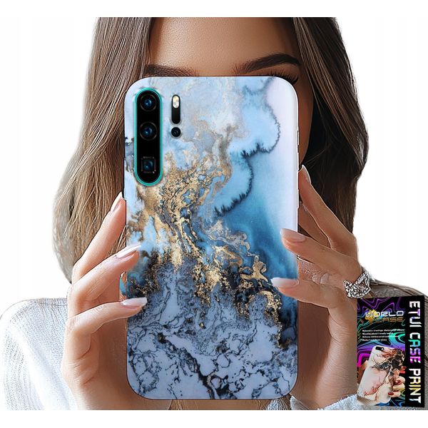Custodia Per Huawei P30 Pro - Motivi Marmorizzati Da Donna + Pellicola-image