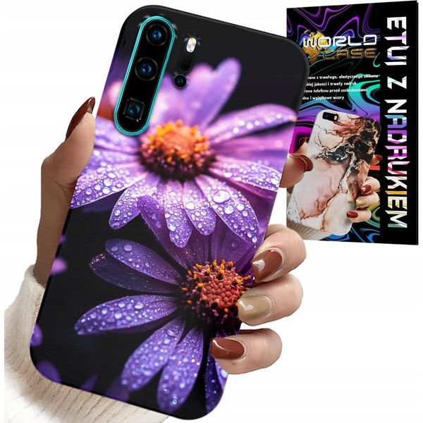 Custodia Per Huawei P30 Pro - Custodia Cover Fiori Rosa Margherita-image