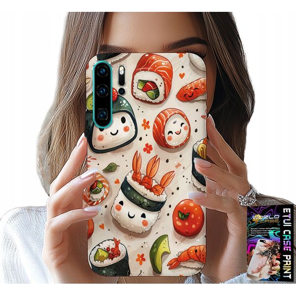 Custodia Per Huawei P30 Pro - Custodia Per Sushi Dolce E Sorridente-image