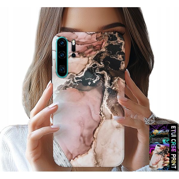 Custodia Per Huawei P30 Pro - Moda Elegante In Marmo + Pellicola-image