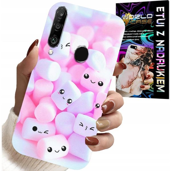 Custodia Per Huawei P30 Lite - Motivo Marshmallow Dolce, Custodia, Retro-image