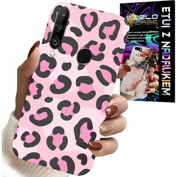 Custodia Per Huawei P30 Lite - Pantera Rosa Leopardata Disegni Femminili-image
