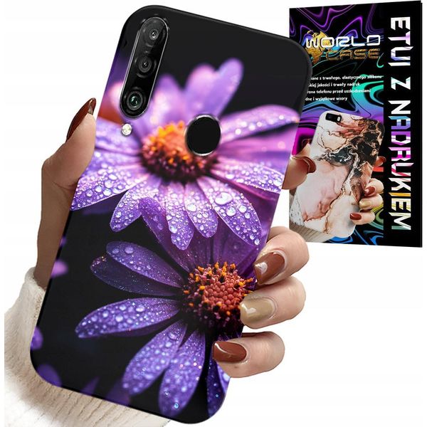 Custodia Per Huawei P30 Lite - Custodia Cover Fiori Rosa Margherita-image