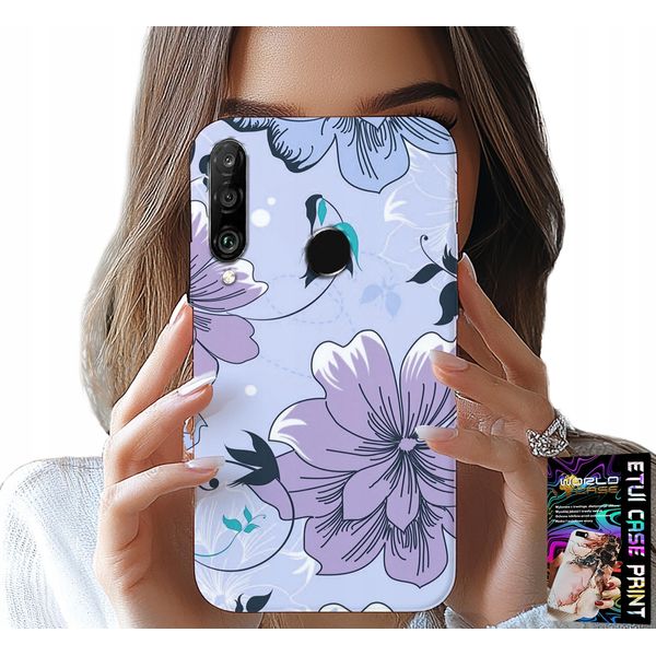 Custodia Per Huawei P30 Lite - Design Posteriore Floreale Di Moda-image