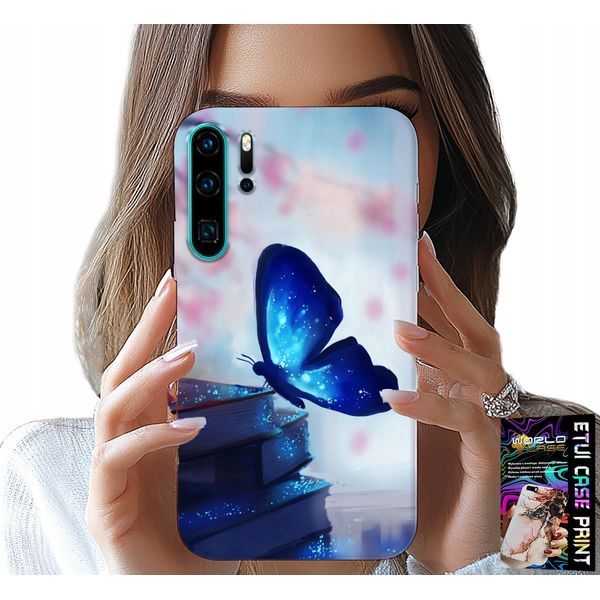 Custodia Per Huawei P30 Pro - Farfalla Blu, Farfalla, Disegni Femminili-image