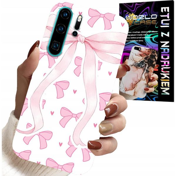 Custodia Per Huawei P30 Pro - Nastro Rosa Custodia Fashion Designs-image