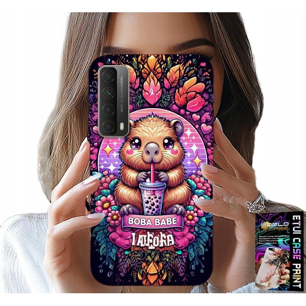 Custodia Per Huawei P Smart 2021 - Dolce Capibara Con Sceicco, Super Design-image