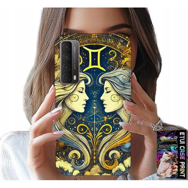 Custodia Per Huawei P Smart 2021 - Segno Zodiacale, Custodia Astronomia Gemelli-image