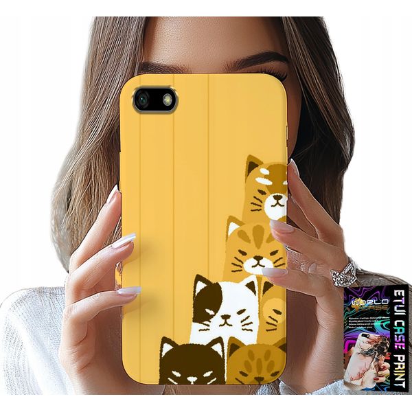 Custodia Per Huawei Y5 2018 - Love Cat, Disegni Con Gatti, Custodia + Vetro-image