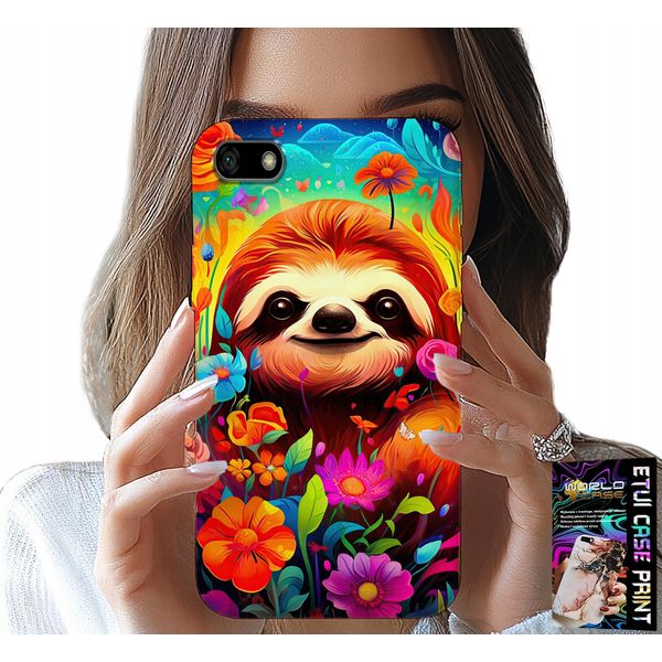 Custodia Per Huawei Y5 2018 - Disegni Di Animali Koala Colorati + Vetro-image