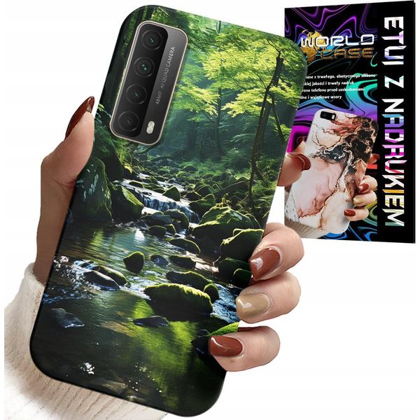 Custodia Per Huawei P Smart 2021 - Foresta Fiume Torrente Natura Vista-image