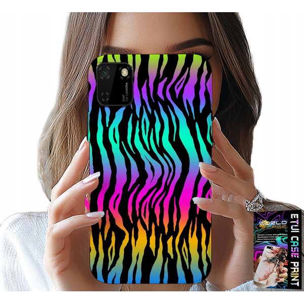 Custodia Per Huawei Y5P - Custodia Con Motivi Astratti E Colorati + Pellicola-image