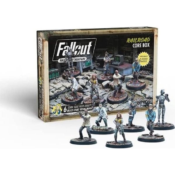 Fallout Railroad Core Box - Gioco Di Miniature Espansione - Inglese-image