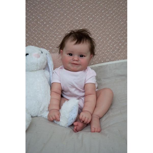 50Cm Baby Dolls Reborn Baby Doll Lifelike Fatto A Mano In Morbido Silicone Vinile-image