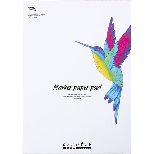 Creativ Company Cc Pennarello A Blocco A5 120Gr 30 Fogli-image