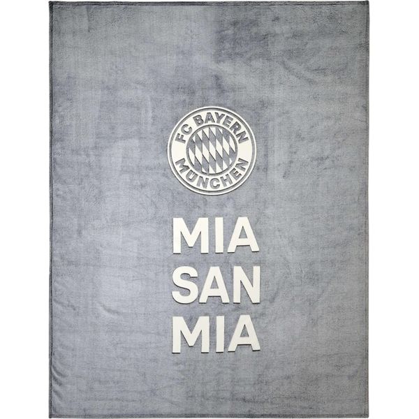 Coperta Fc Bayern Monaco Glow In The Dark Grigia – 150X200 Cm-image
