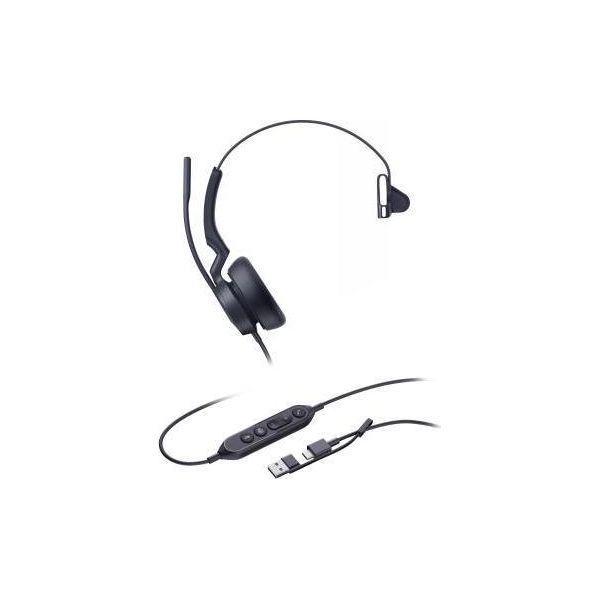 Yealink Headset UH46 Mono Teams USB-C/A - Headset - Mono (1308184)-image