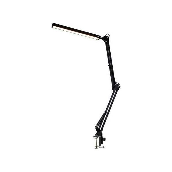 Platinet Lampada Da Tavolo Led Flexy 10W Dimmerabile Con Clip, 1 Braccio, Nero-image