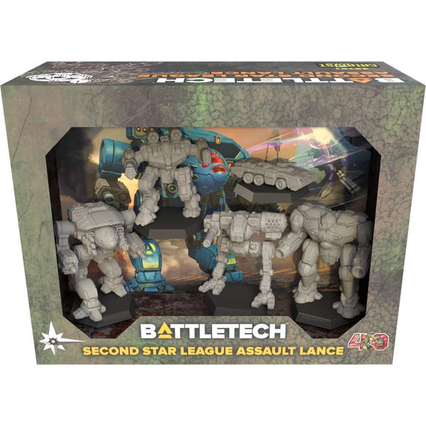Battletech Seconda Lega Stellare Lancia D'assalto - Miniature-Spiel -Accessori - Inglese-image