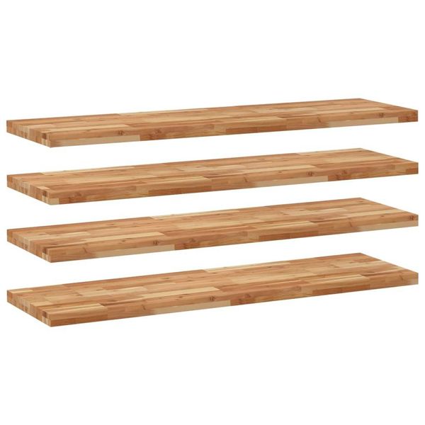 Syfax™ Mensole Da Parete 4 Pz 160X40X4 Cm Legno Acacia Rifinito A Olio-image