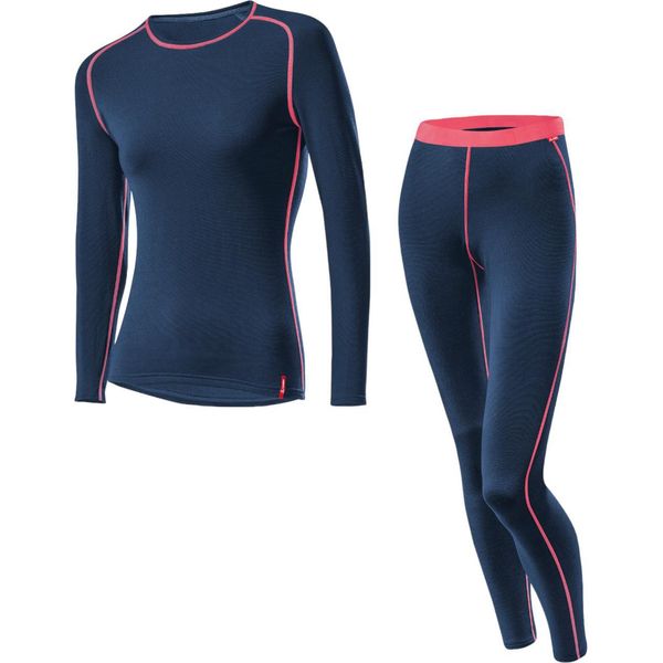 LÖFfler Set Camicia E Pantaloni Lunghi Transtex Warm Donna Intimo Sportivo Blu 44-image