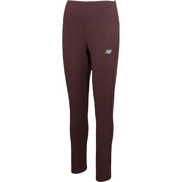 New Balance Athletics Sleek 27 Inch High Rise Damen Leggings Viola L-image