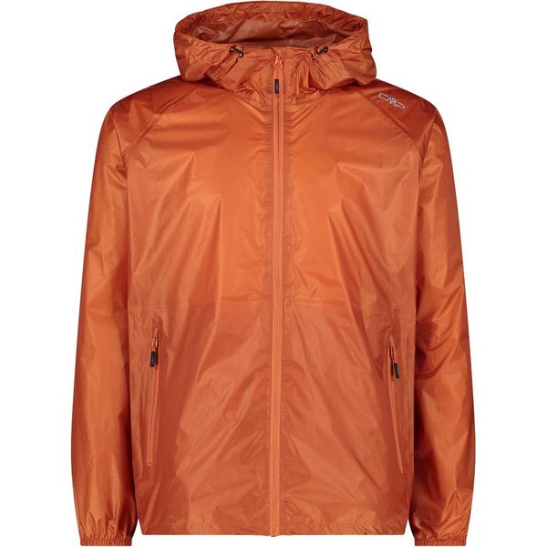 Cmp Giacca Da Pioggia Da Uomo Clima-Protect Con Cappuccio Arancione 48-image
