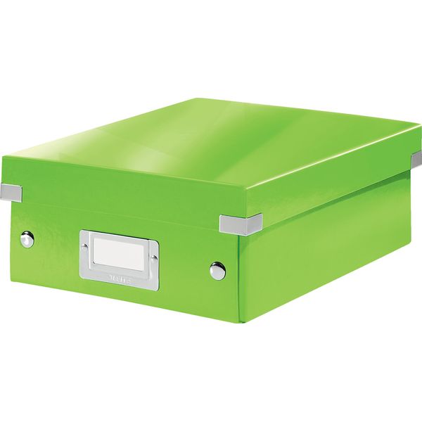 Leitz 6058-00-54 Scatola Di Organizzazione Leitz Click & Store Wow, Grande, Verde-image