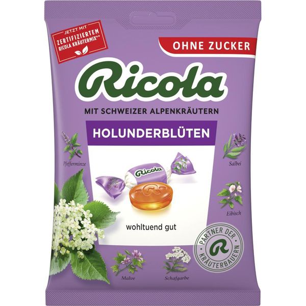 Ricola O.Z. Caramelle Ai Fiori Di Sambuco 75 G-image