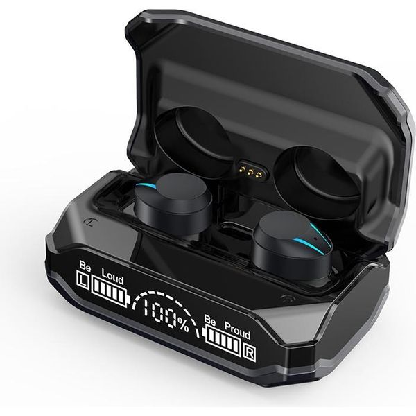 Inf Auricolari Bluetooth 5.4 Tws Neri - Cuffie Stereo In-Ear Con Controllo Touch-image