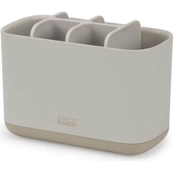 Organizzatore Per Spazzolini Easy-Store, Grande, Ecru - Joseph&Joseph-image