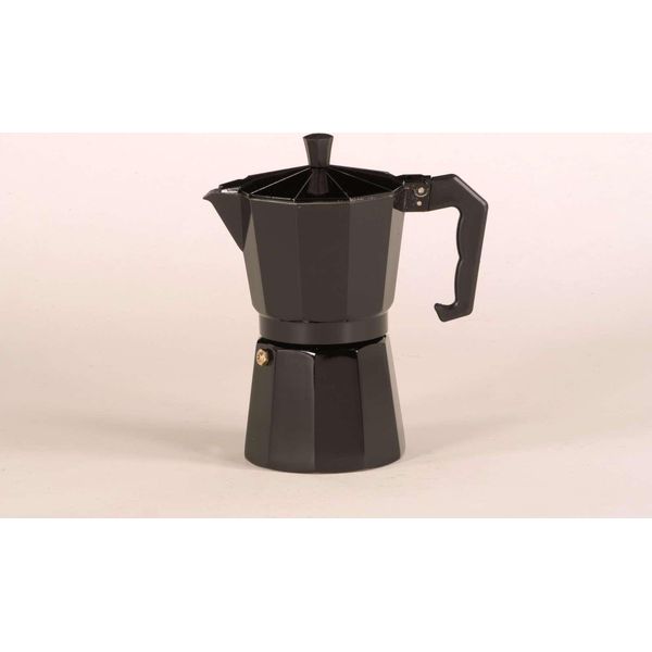 Karl KrüGer 501S Macchina Da Caffè Espresso In Alluminio Italiano Nero, 3 Tazze-image