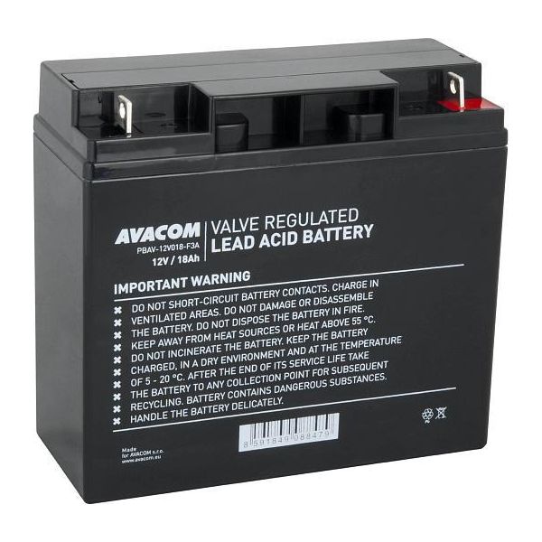 Avacom Baterie 12V 18Ah F3 (PBAV-12V018-F3A)-image