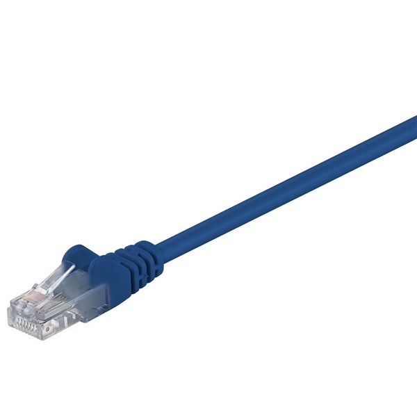 Goobay | Cat 5E | Cavo Patch | Doppino Intrecciato Non Schermato (Utp) | Maschio | RJ-45 | Blu | 10 M-image