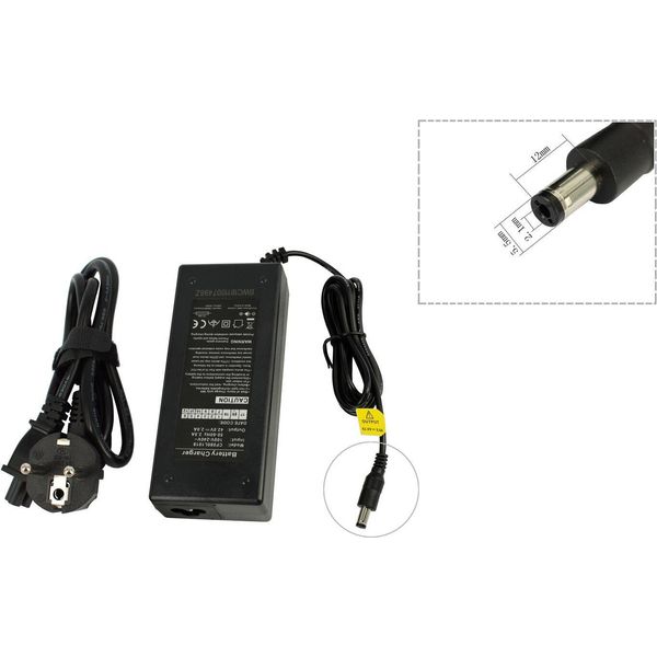 Caricabatterie 36V 2Ah Per Ebike Saxonette Elobike Light / Entry / Everest / E-Sport I A Ii / Kobold / Slimbike I A Ii-image