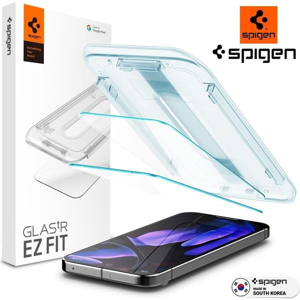Spigen Spigen Google Pixel 9 Pro Xl Protezione Dello Schermo In Vetro Ez Fit Glas.Tr Slim 2PCS-image