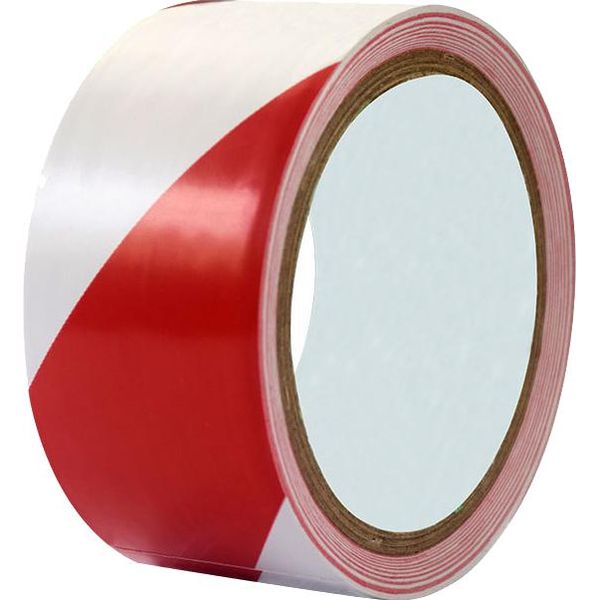 Rillprint T61808 Nastro Marcatore Per Pavimenti Rillprint, 50 Mm X 33 M, Rosso/Bianco-image