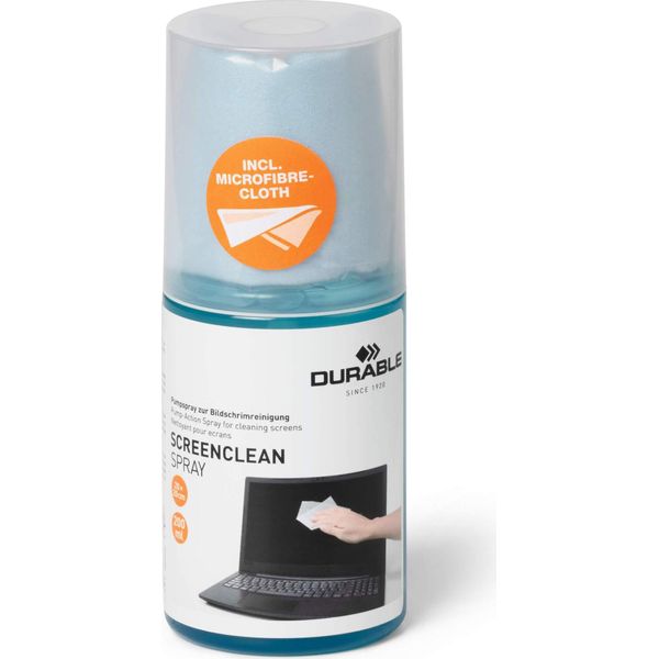 Durable Set Per La Pulizia Di Schermi Screenclean® Spray 200Ml, Colorato, 582300-image