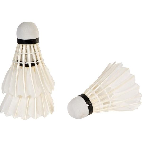 Sportx Badmintonshuttles Met Veren 3 Stuks Wit-image