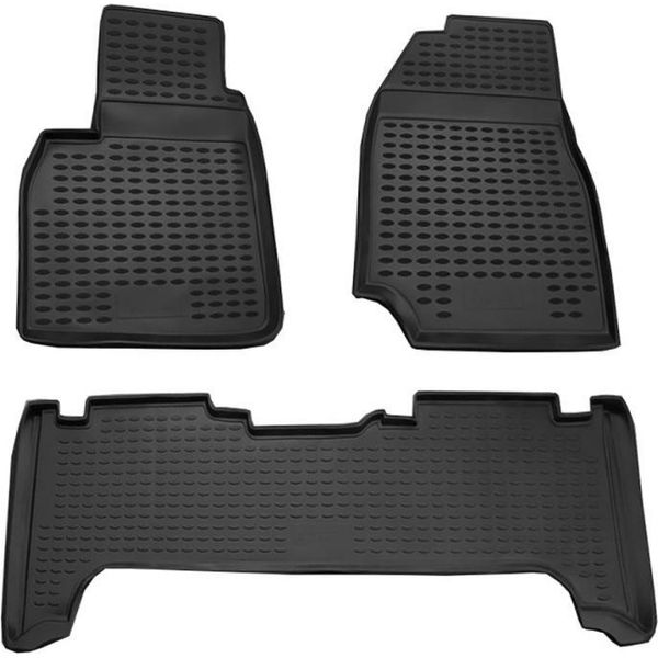 Tappetini Auto In Gomma Novline Toyota Land Cruiser 100 1998-2007-image