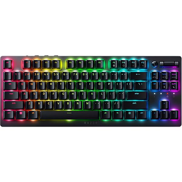 Razer Deathstalker V2 Pro, Cablato E Wireless, Usb + Rf Wireless + Bluetooth, Interruttore A Chiave Ottica, Qwerty, Led Rgb, Nero-image