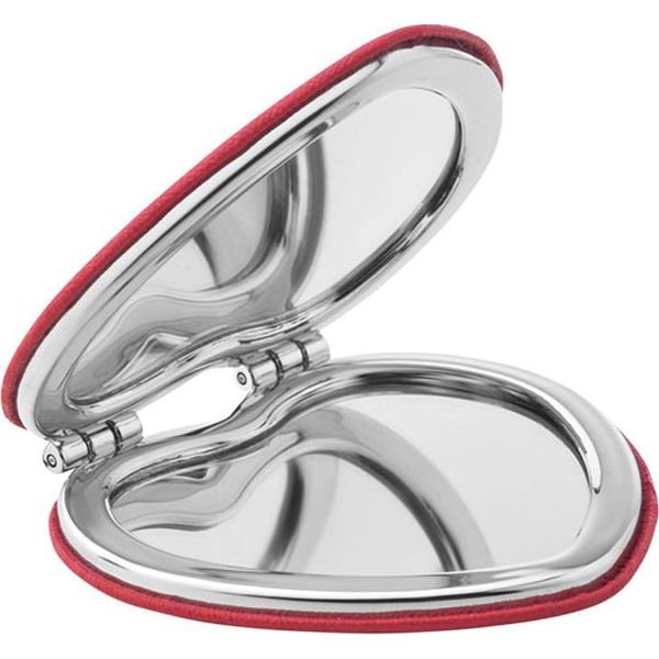 Midocean - Specchio A Mano "Glow"", Pu, Cuore MO1343 (Taglia Unica) (Rosso/Argento)"-image