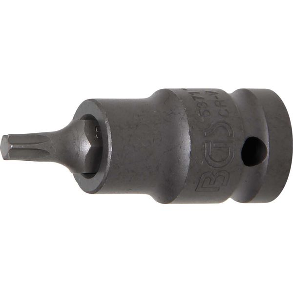 Bgs Power Bit Presa Quadra 12,5 Mm (1/2") Profilo A T (Per Torx) T30 - 5371"-image