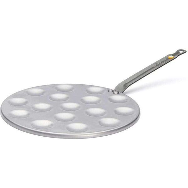 De Buyer Poffertjespan Mineral B ø 27 Cm - 15 Poffertjes - Senza Rivestimento Antiaderente-image