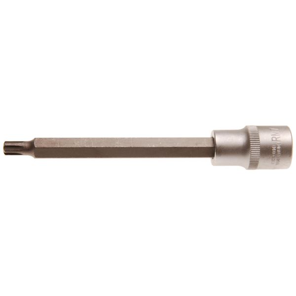 Inserto Bit | Lunghezza 140 Mm | Azionamento Quadrato 12,5 Mm (1/2") | Profilo A Cuneo (Per Ribe) M7"-image