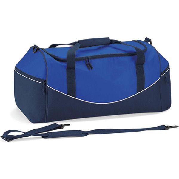Quadra QS70 | Borsa Sportiva Teamwear Holdall | 62 X 30 X 30 Cm - Colore: Bright Royal/French Navy/White - Dimensioni: 62 X 30 X 30 Cm-image