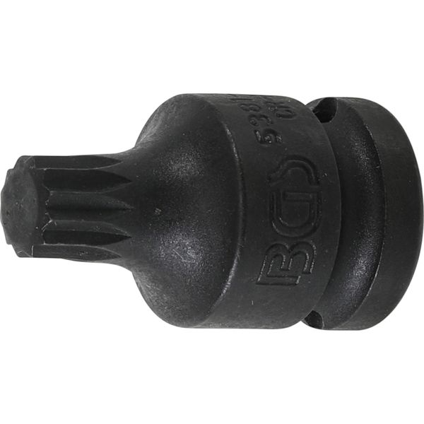 Bgs Kraft Bit A Presa Quadra 12,5 Mm (1/2") Interno Multidente (Per Xzn) M12 - 5381-M12"-image