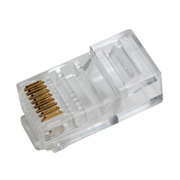 Logilink MP0020 Logilink Modular Plug For Flat Cables 100Pcs, RJ45 8P8C-image