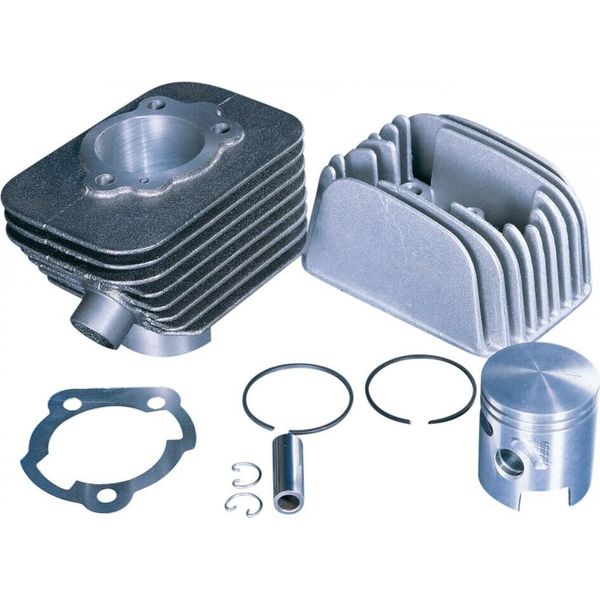 Kit Cilindro Polini Ghisa Grigia Racing 63Cc 10Mm Pistone Spinotto Per Piaggio Ciao-image