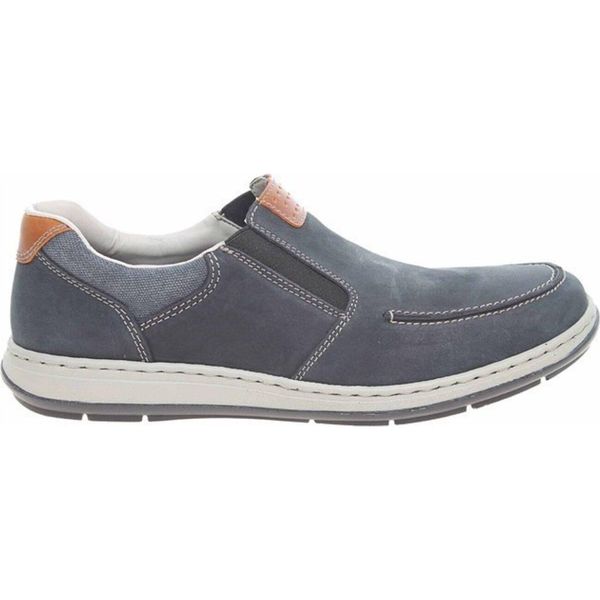 Rieker Herren Pantofola 21114-41, 21114-42, 21114-43, 21114-44, 21114-45 RIE-17360 Pazifik/Amaretto/Navy 42-image